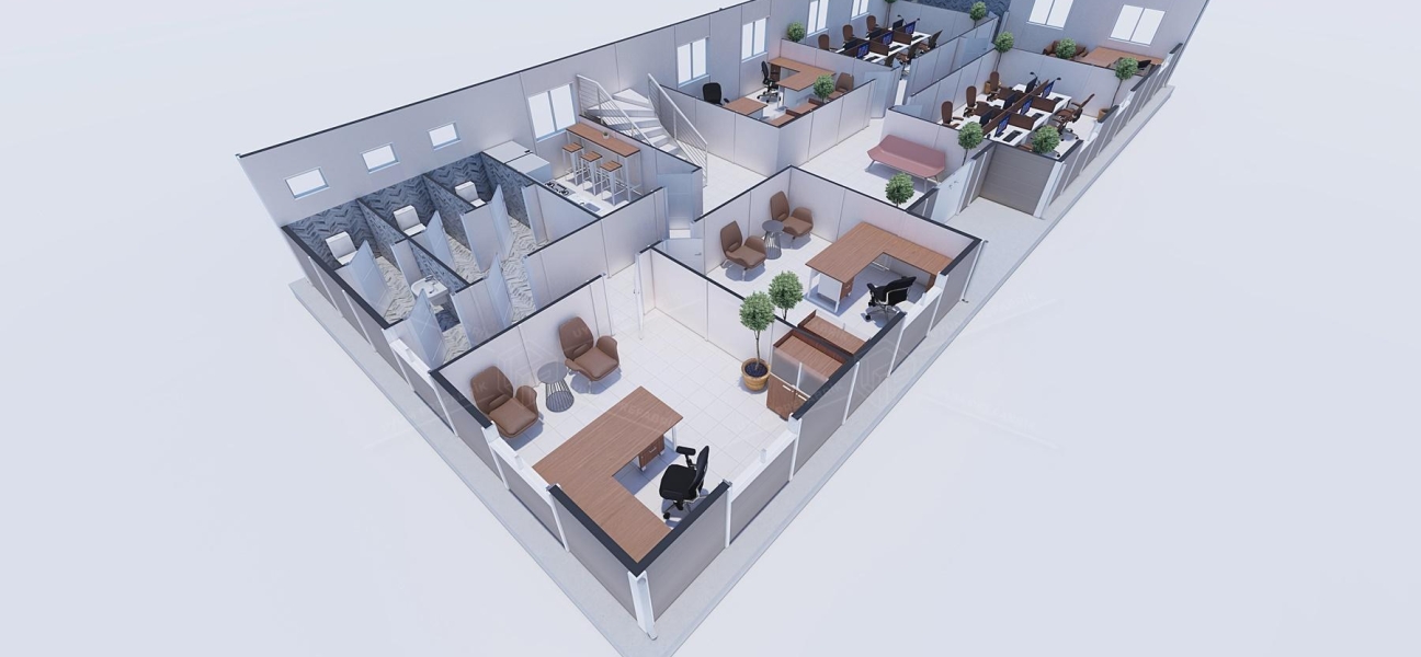 385m² Prefabrik Ofis Binası