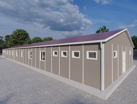 387m² Prefabrik Yatakhane Binası