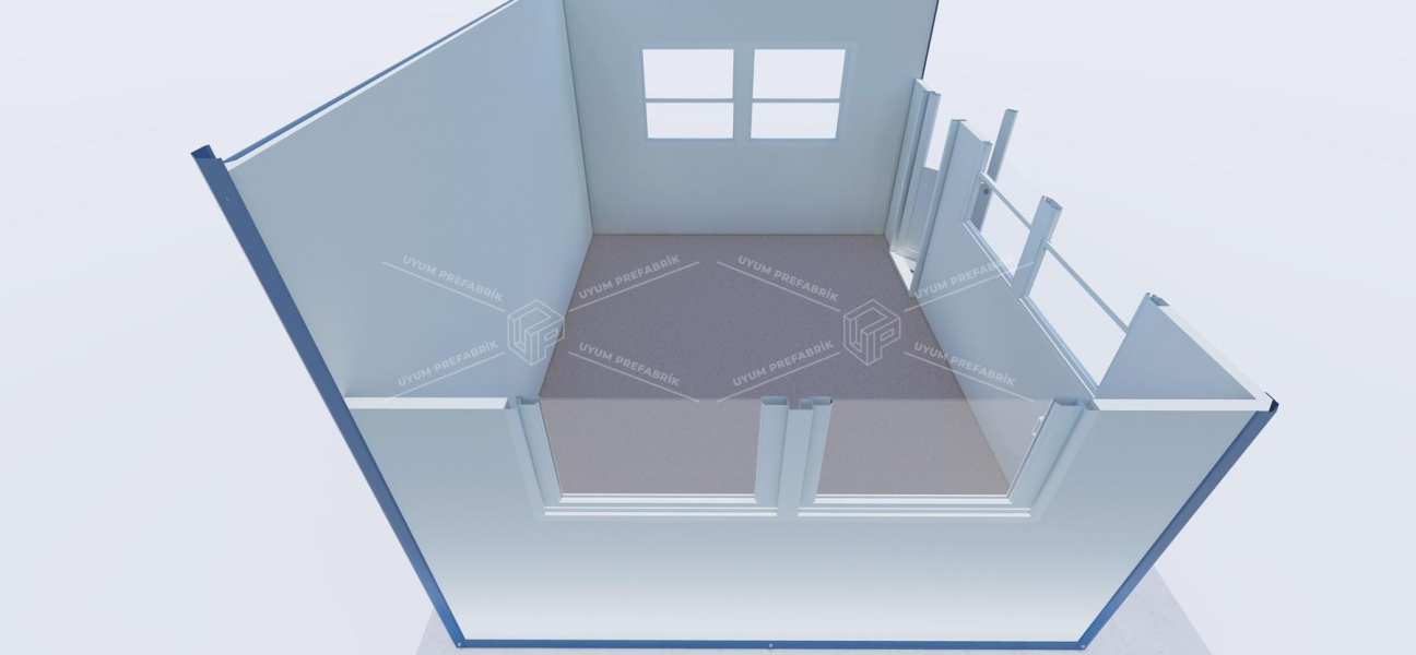 400 x 300 Sandviç Panel Kabin 