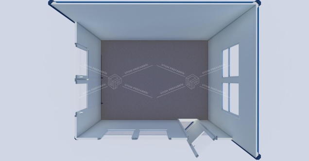 400 x 300 Sandviç Panel Kabin 