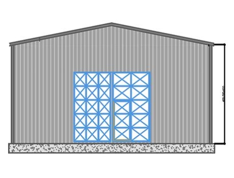 400m² Çelik Hangar Binası 