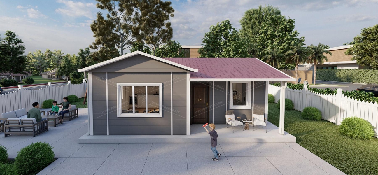 40m² Tek Katlı Prefabrik Konut