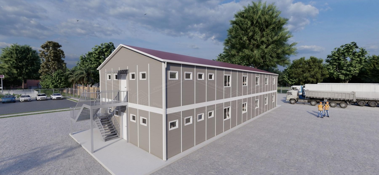 430m² (215+215) Prefabricated Dormitory Building
