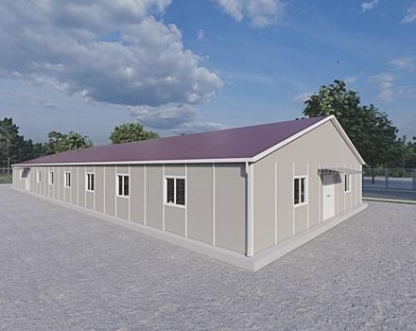 433m² Prefabrik Yemekhane Binası