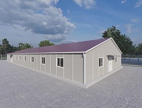 433m² Prefabrik Yemekhane Binası