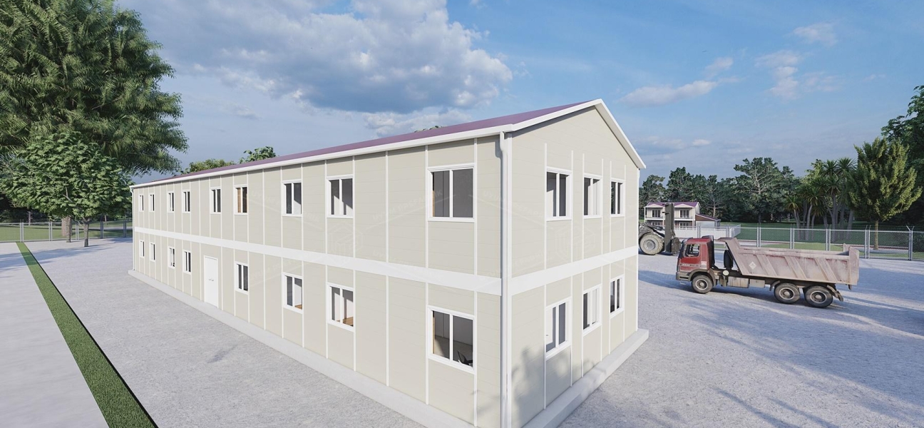 440m² Prefabricated Office Building