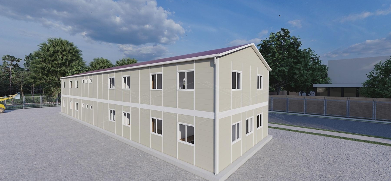 440m² Prefabricated Office Building