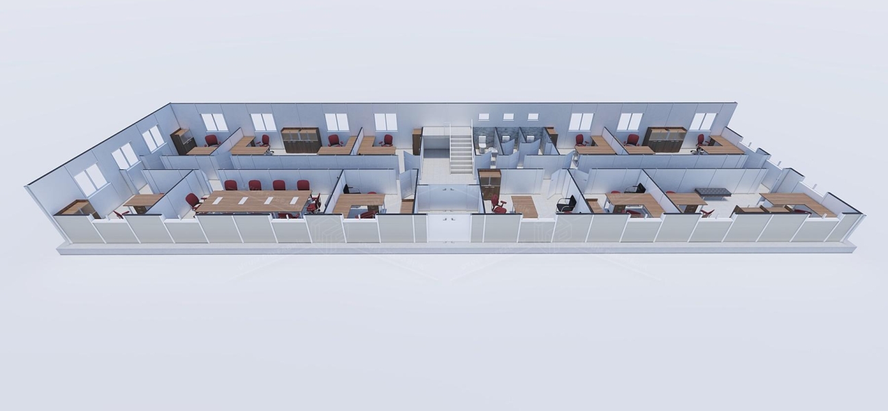 440m² Prefabricated Office Building