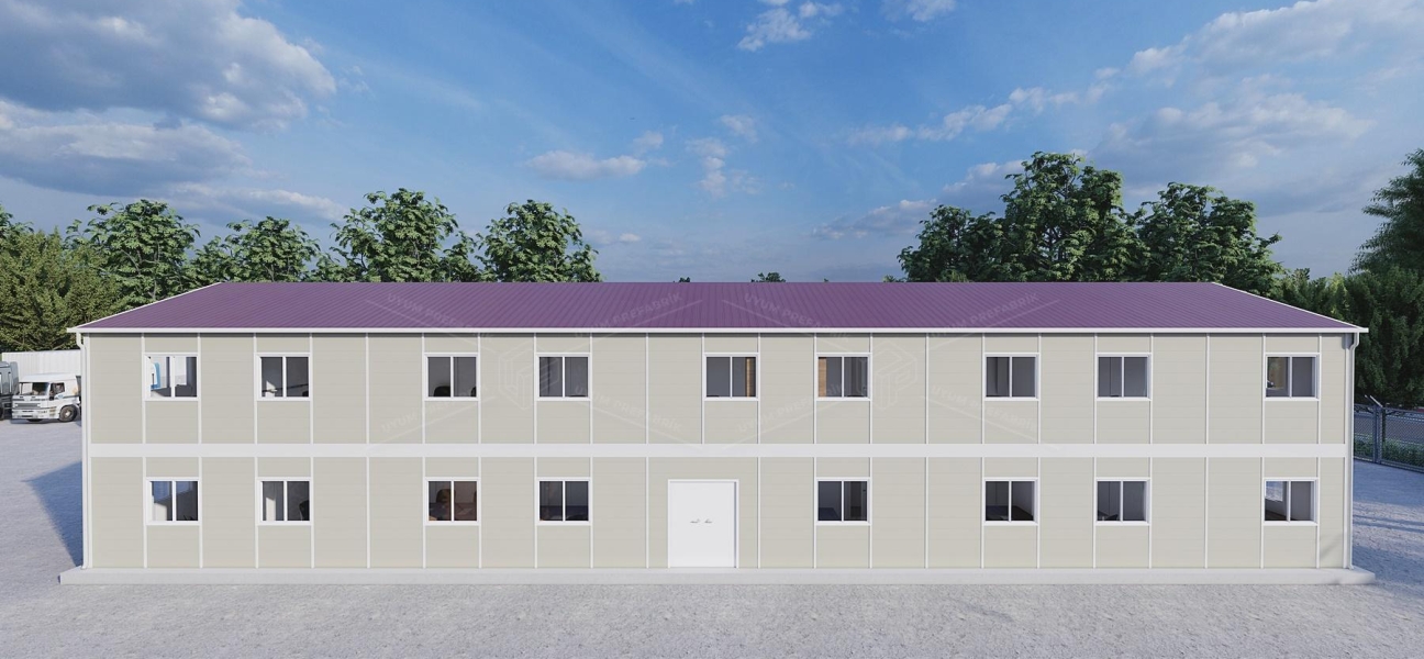 440m² Prefabrik Ofis Binası