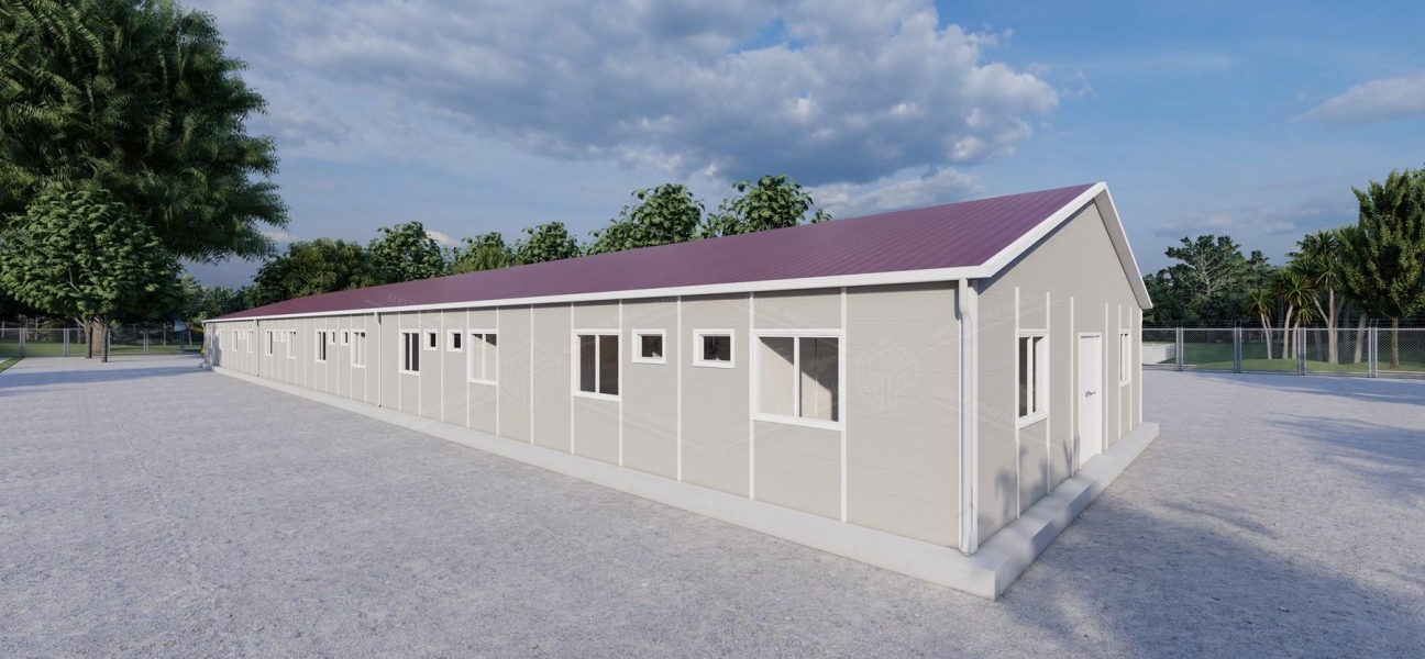 464m² Prefabrik Yatakhane Binası