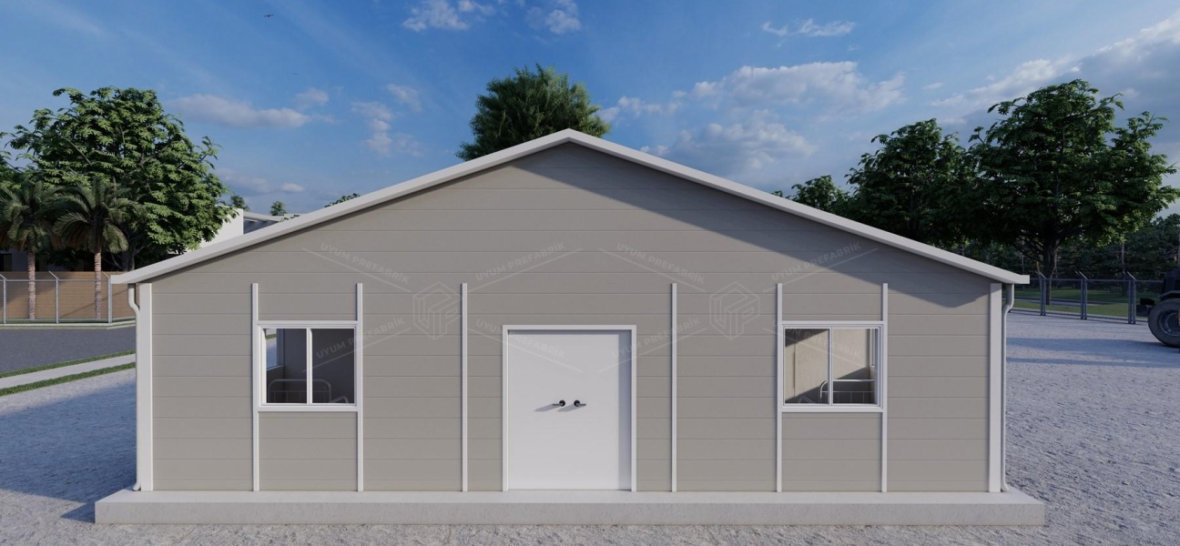 464m² Prefabrik Yatakhane Binası