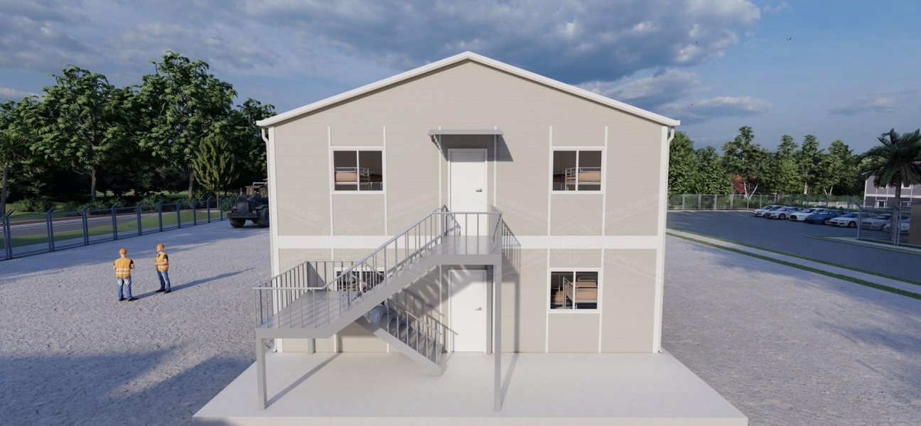 475m² (237,5+237,5) Yatakhane Binası