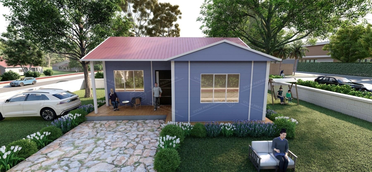 49m² Tek Katlı Prefabrik Konut
