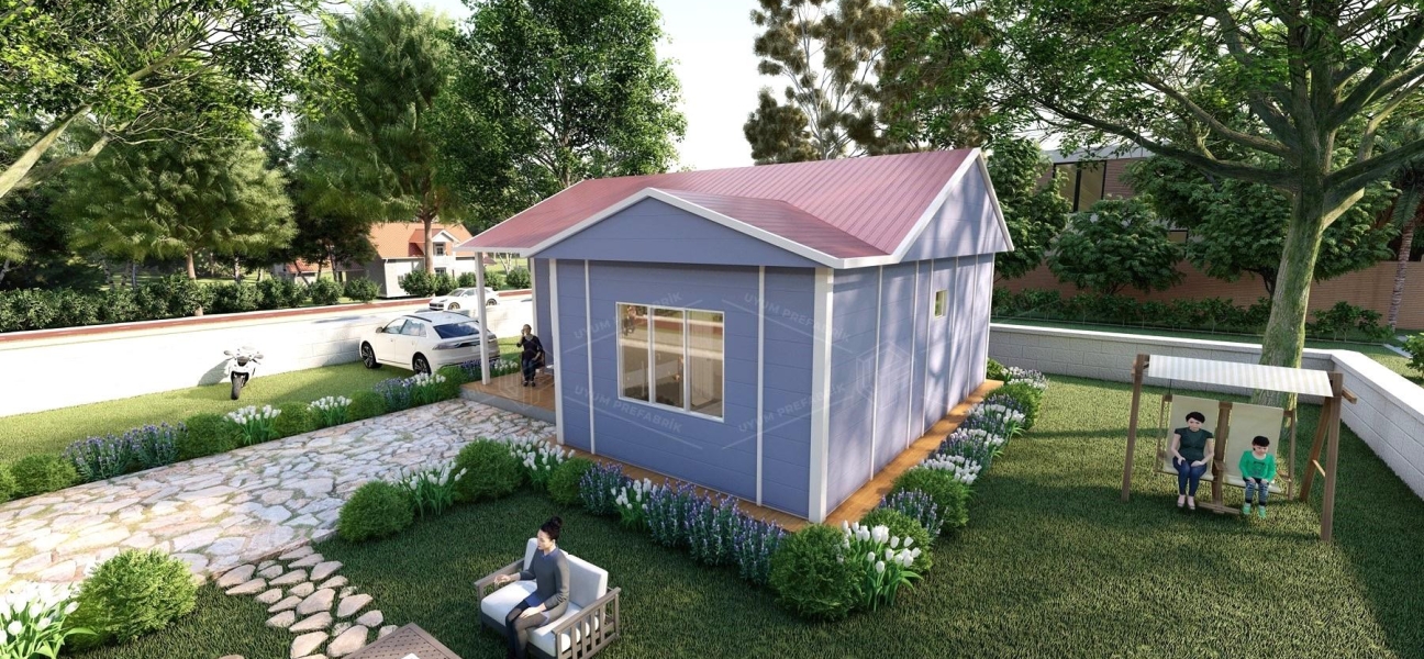49m² Tek Katlı Prefabrik Konut
