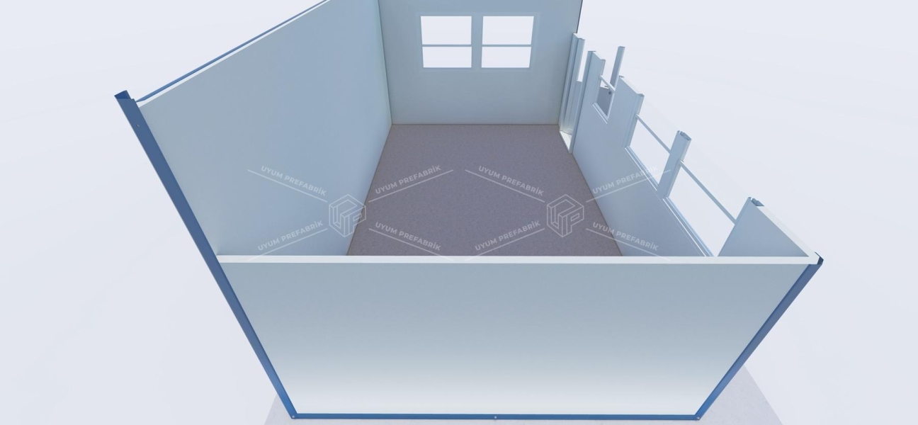 500 x 300 Sandviç Panel Kabin 