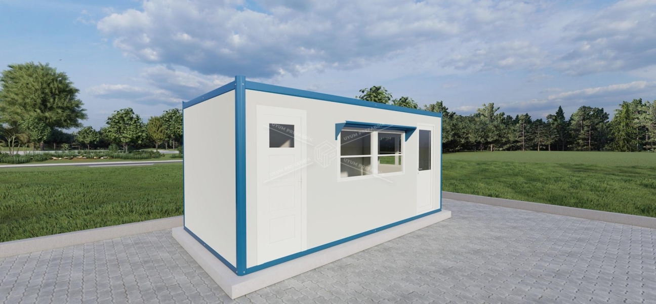 500 x 300 Sandwich Panel Cabin - WC + Evye