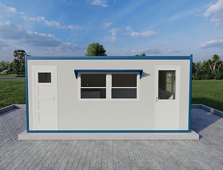 500 x 300 Sandwich Panel Cabin - WC + Evye