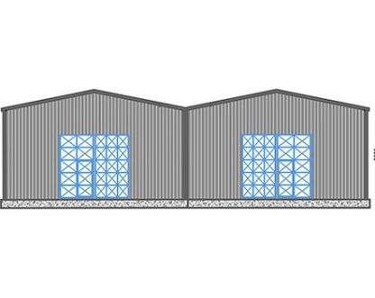 500m² Çelik Hangar Binası 