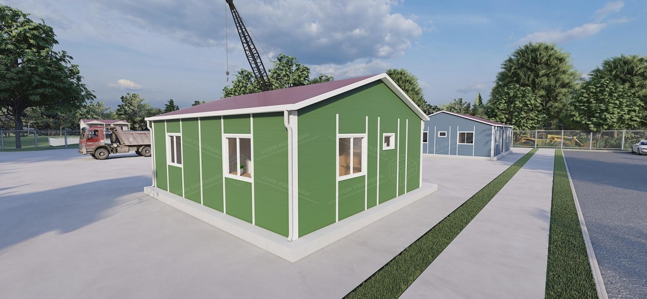 50m² Prefabricated Office Building