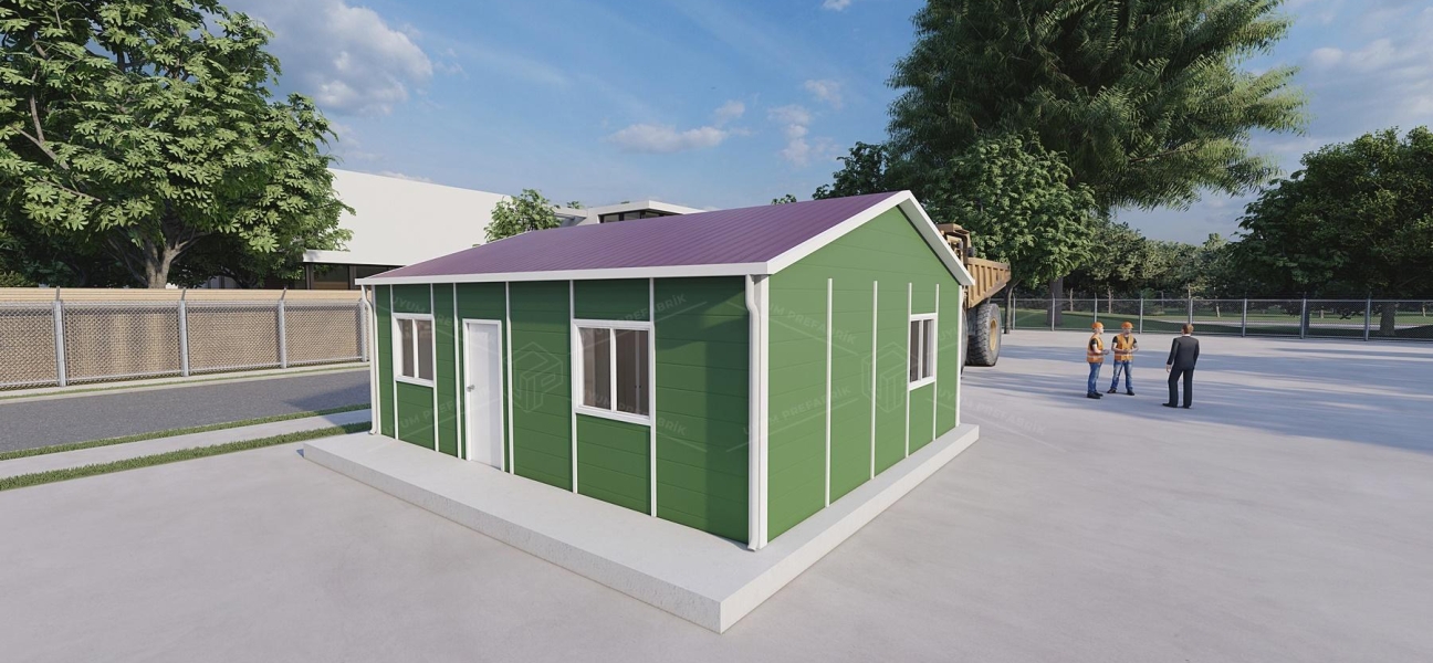 50m² Prefabricated Office Building
