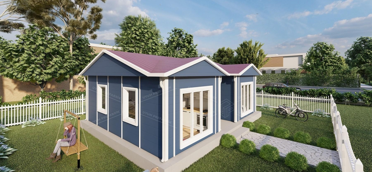 52m² Tek Katlı Prefabrik Ev