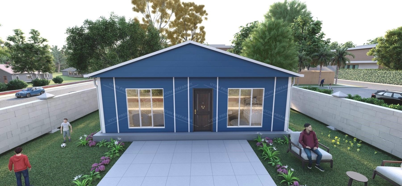 53m² Beylerbeyi Tek Katlı Prefabrik Ev 