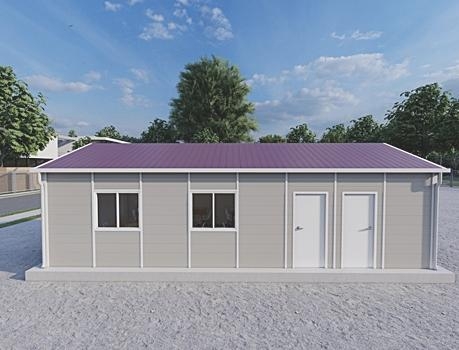 53m² Prefabrik Yemekhane Binası