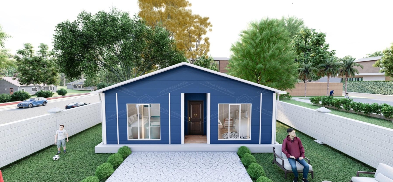 53m² Sevindik Single-Storey Prefabricated House