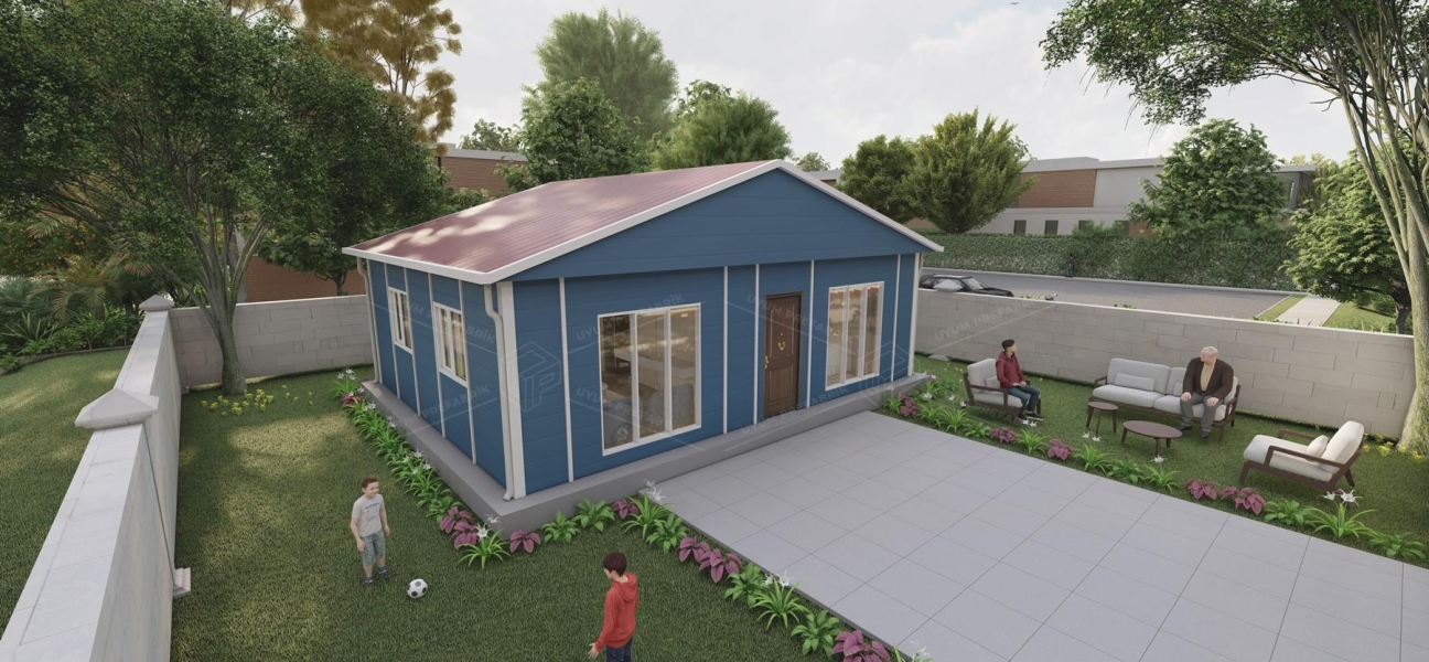 53m² Tek Katlı Prefabrik Ev