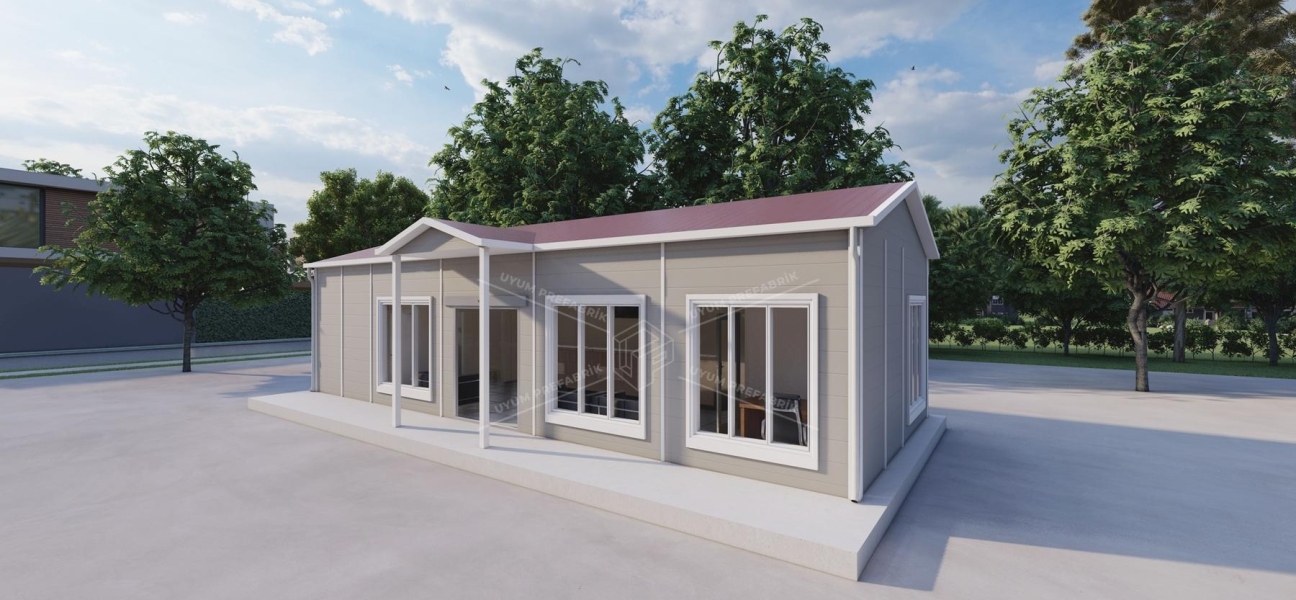 66m² Prefabricated Bank Building