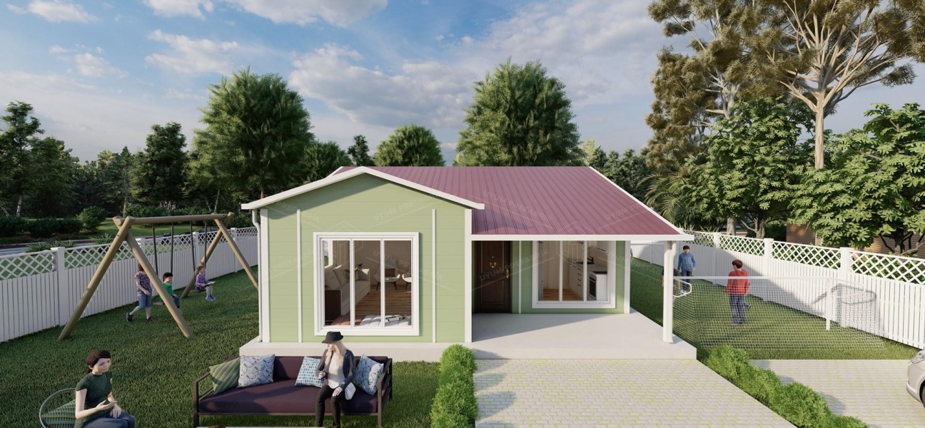 68m² Tek Katlı Prefabrik Ev 