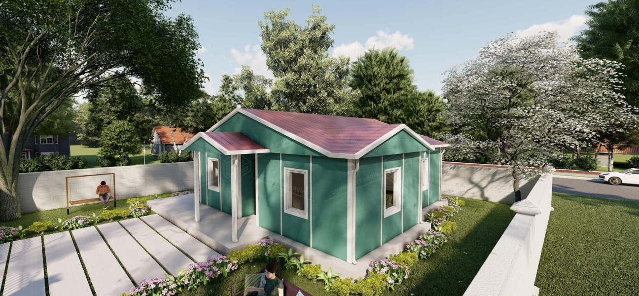 72m² Tek Katlı Prefabrik Ev 