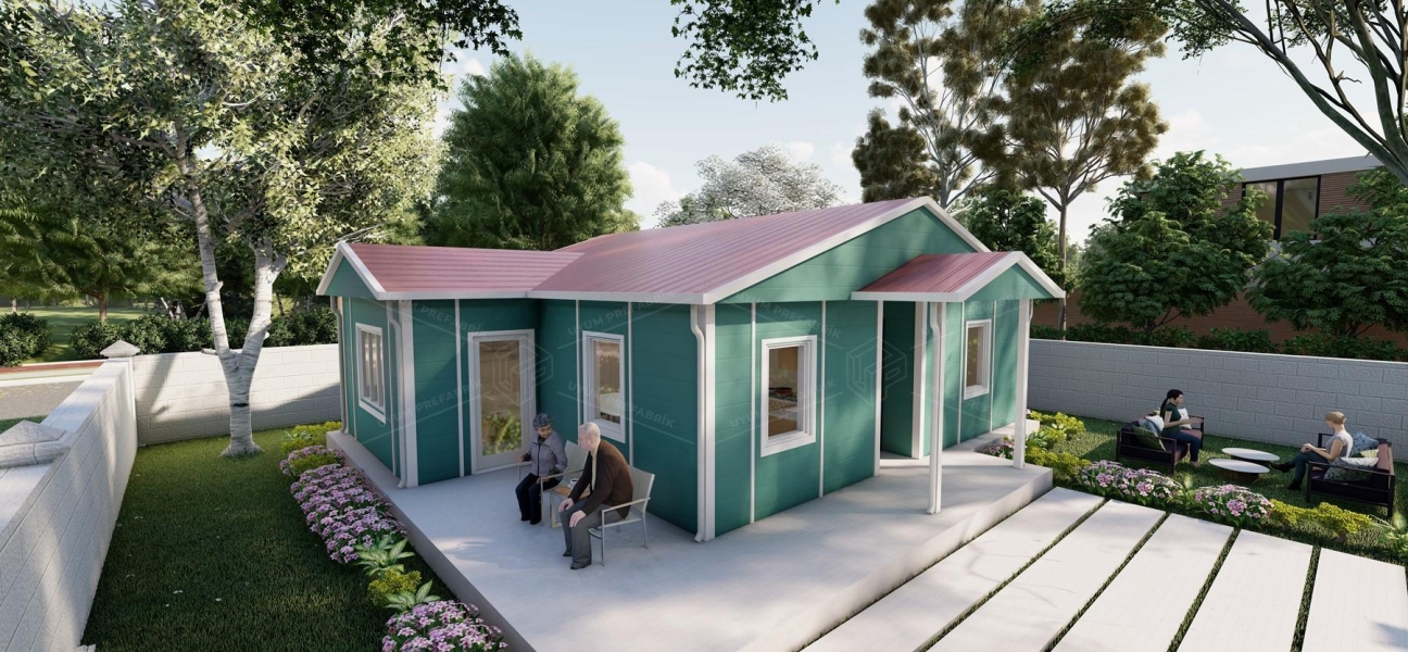 72m² Tek Katlı Prefabrik Ev 