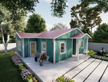 72m² Tek Katlı Prefabrik Ev 