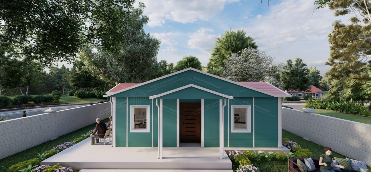 72m² Tek Katlı Prefabrik Konut