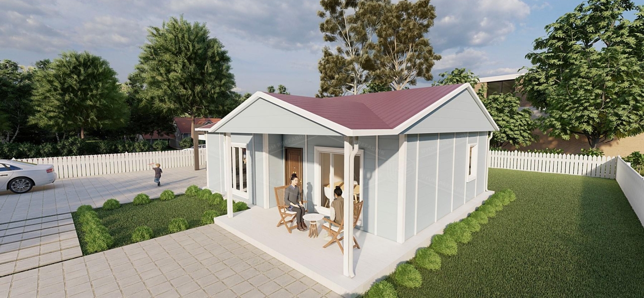 74m² Tek Katlı Prefabrik Ev 