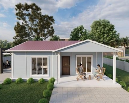 74m² Tek Katlı Prefabrik Konut