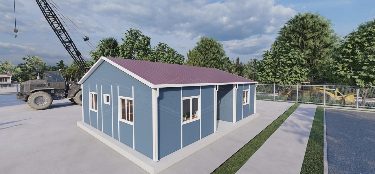 78m² Prefabrik Ofis Binası