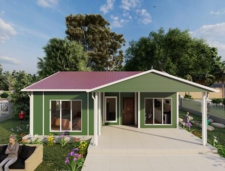 85m² Single Storey Prefabricated Houses