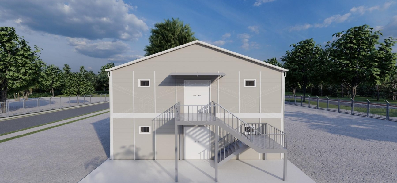 900m² (450+450) Prefabricated Dormitory Building