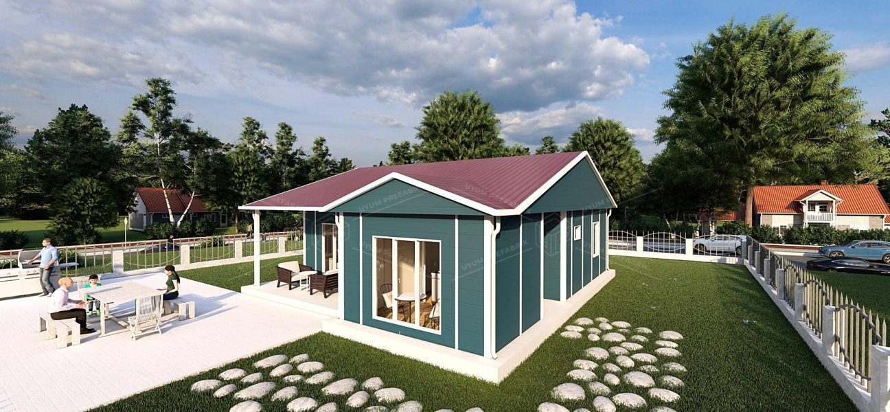 92m² Gölcük Single-Storey Prefabricated House