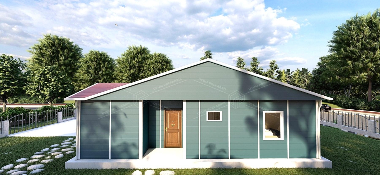 92m² Gölcük Single-Storey Prefabricated House