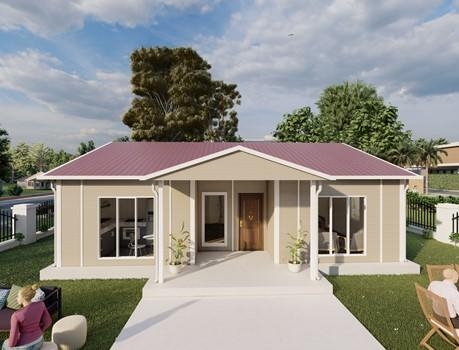 96m² Tek Katlı Prefabrik Ev 