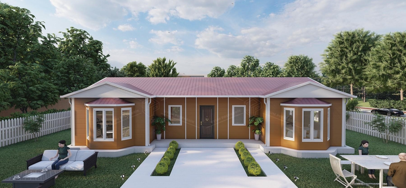 98m² Olimpos Single-Storey Prefabricated House