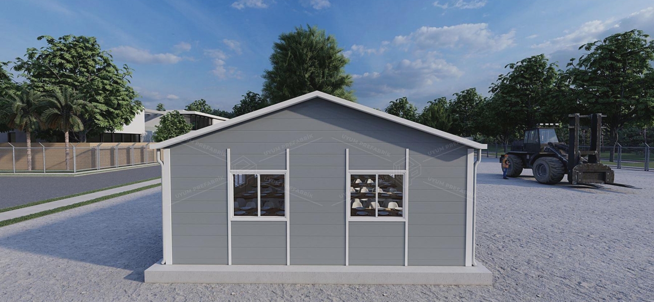 98m² Prefabricated Dining Hall Building