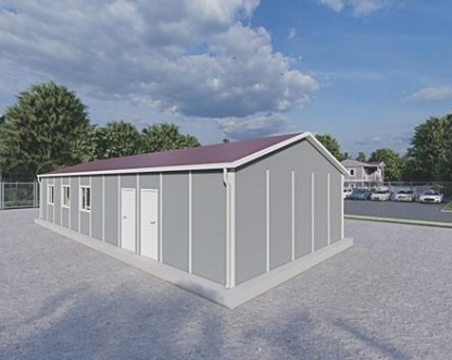 98m² Prefabrik Yemekhane Binası