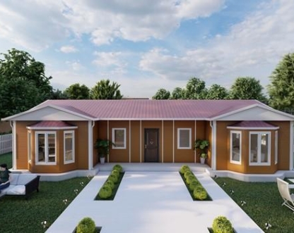 98m² Tek Katlı Prefabrik Ev 