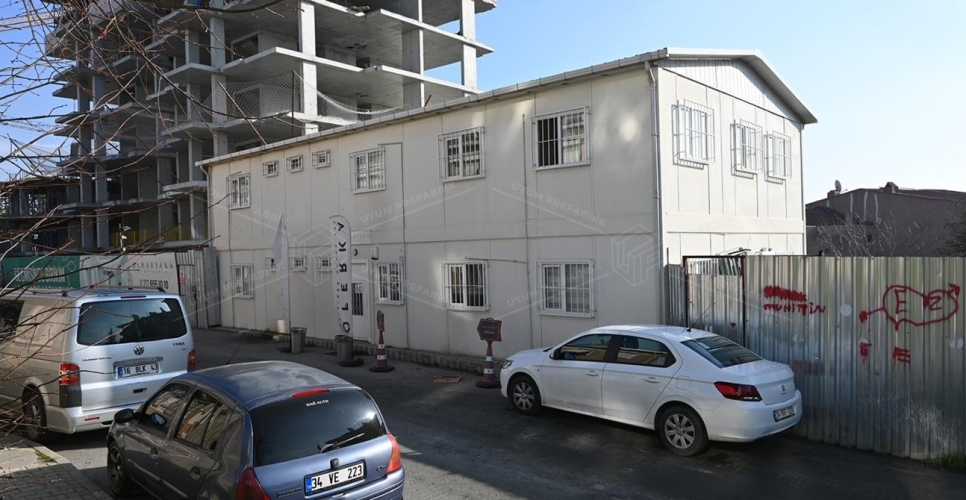 İki Katlı Prefabrik Ofis Binası 
