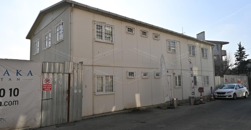 İki Katlı Prefabrik Ofis Binası 