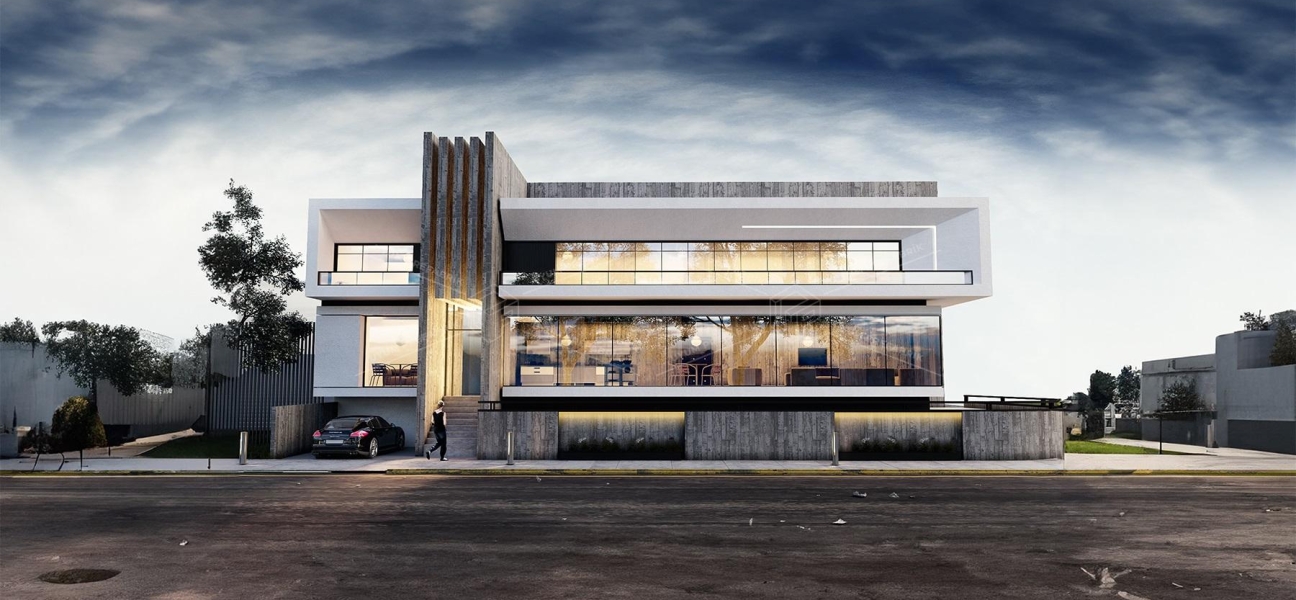 UP-1 Çelik Modern Ofis Binası 